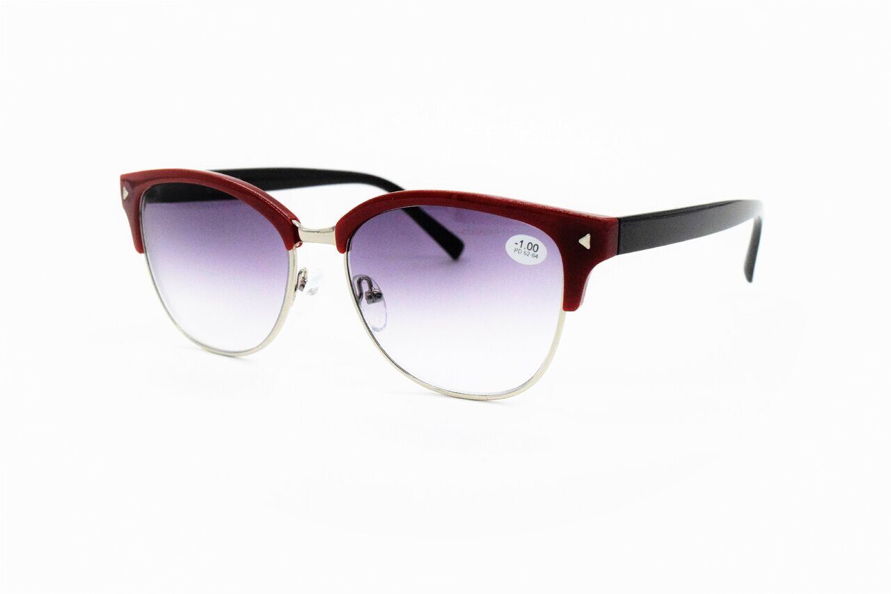 Очки затемненные с диоптриями мужские pd66. Фотохромные очки с диоптриями. Оправа тонированная. Готовые очки с диоптриями Marcello +2.5.